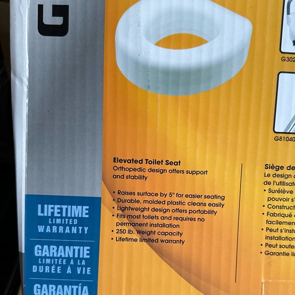 Elevated toilet Seat - Picture 6 of 6